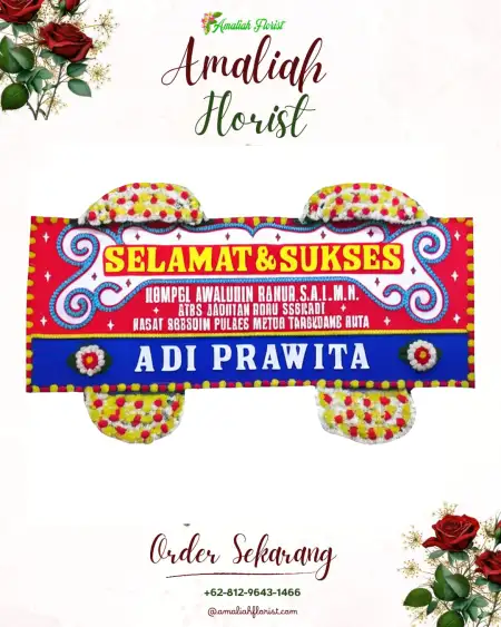 Papan Bunga Ucapan Selamat Harumansari
