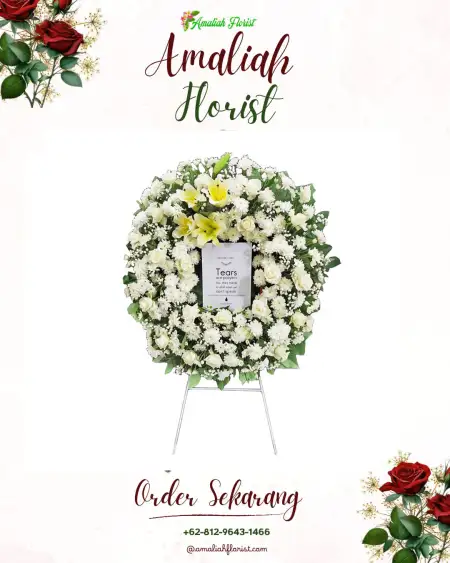 Krans Bunga Duka Harumansari